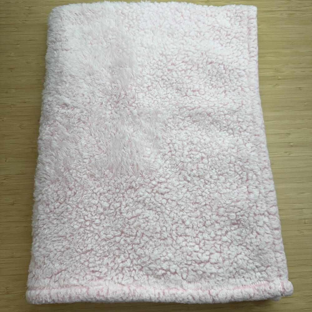 Adirondack Baby Blanket Security Lovey 30x40 Pink Sherpa
